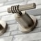 Kingston Brass Roman Tub Faucet, Brushed Nickel, Wall Mount KS8028ML - alternate 6